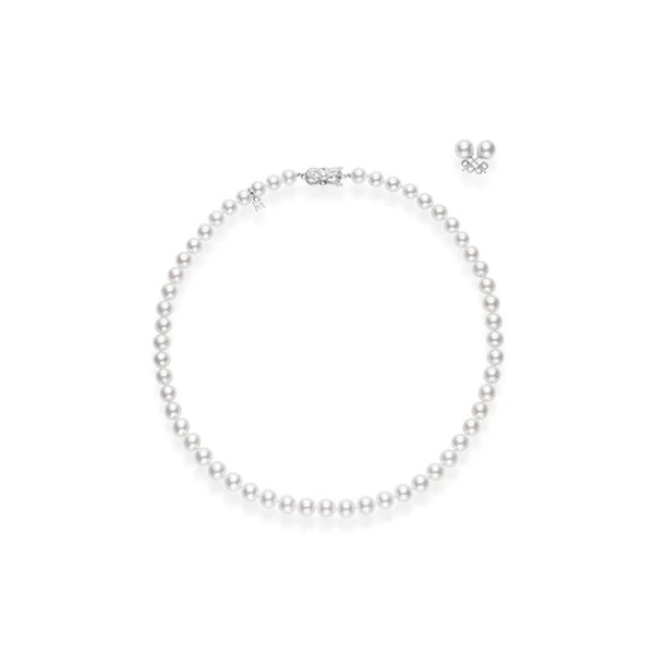 Akoya Cultured Pearl 18in Two-Piece Set - 1
